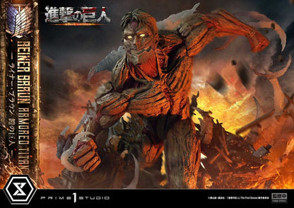 PRIME  1 - Attack on Titan (TV animation) Ultimate Diorama Masterline Statue Reiner Braun Armored Titan Bonus Version