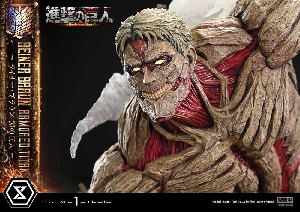PRIME  1 - Attack on Titan (TV animation) Ultimate Diorama Masterline Statue Reiner Braun Armored Titan Bonus Version