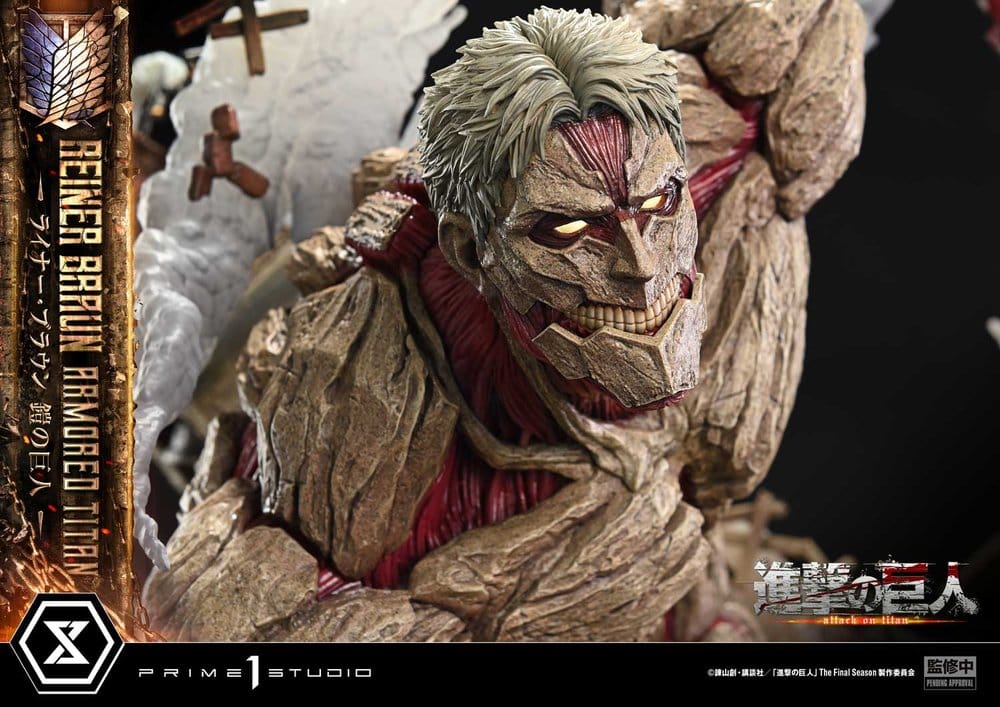 PRIME  1 - Attack on Titan (TV animation) Ultimate Diorama Masterline Statue Reiner Braun Armored Titan Bonus Version