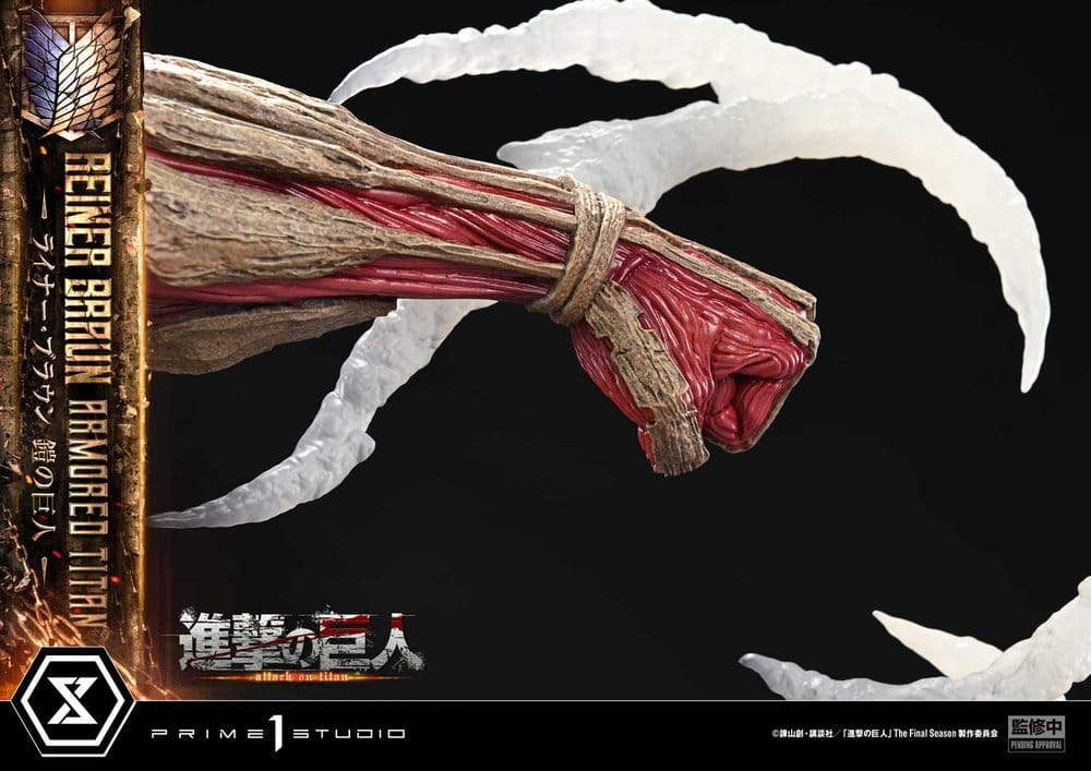 PRIME  1 - Attack on Titan (TV animation) Ultimate Diorama Masterline Statue Reiner Braun Armored Titan Bonus Version