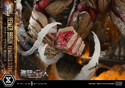 PRIME  1 - Attack on Titan (TV animation) Ultimate Diorama Masterline Statue Reiner Braun Armored Titan Bonus Version