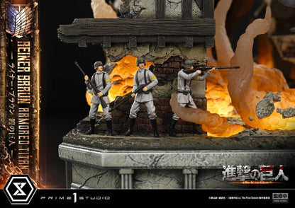 PRIME  1 - Attack on Titan (TV animation) Ultimate Diorama Masterline Statue Reiner Braun Armored Titan Bonus Version