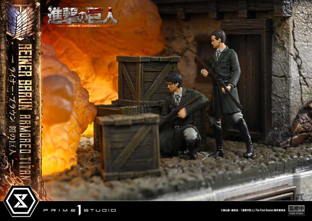 PRIME  1 - Attack on Titan (TV animation) Ultimate Diorama Masterline Statue Reiner Braun Armored Titan Bonus Version