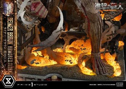 PRIME  1 - Attack on Titan (TV animation) Ultimate Diorama Masterline Statue Reiner Braun Armored Titan Bonus Version