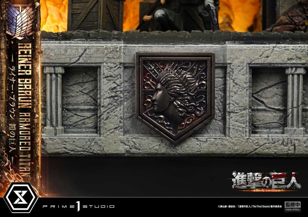 PRIME  1 - Attack on Titan (TV animation) Ultimate Diorama Masterline Statue Reiner Braun Armored Titan Bonus Version