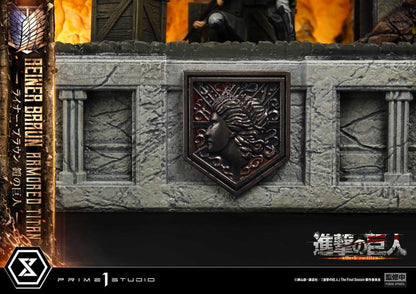 PRIME  1 - Attack on Titan (TV animation) Ultimate Diorama Masterline Statue Reiner Braun Armored Titan Bonus Version