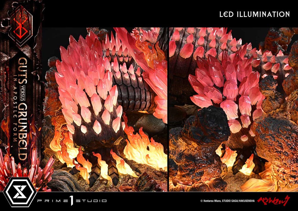 PRIME 1  - Berserk Ultimate Diorama Masterline Series Statue Berserk Guts vs. Grunbeld in Apostle Form