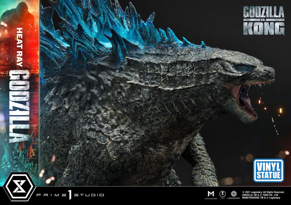 PRIME 1 STUDIOS - Godzilla vs. Kong Vinyl Statue Heat Ray Godzilla