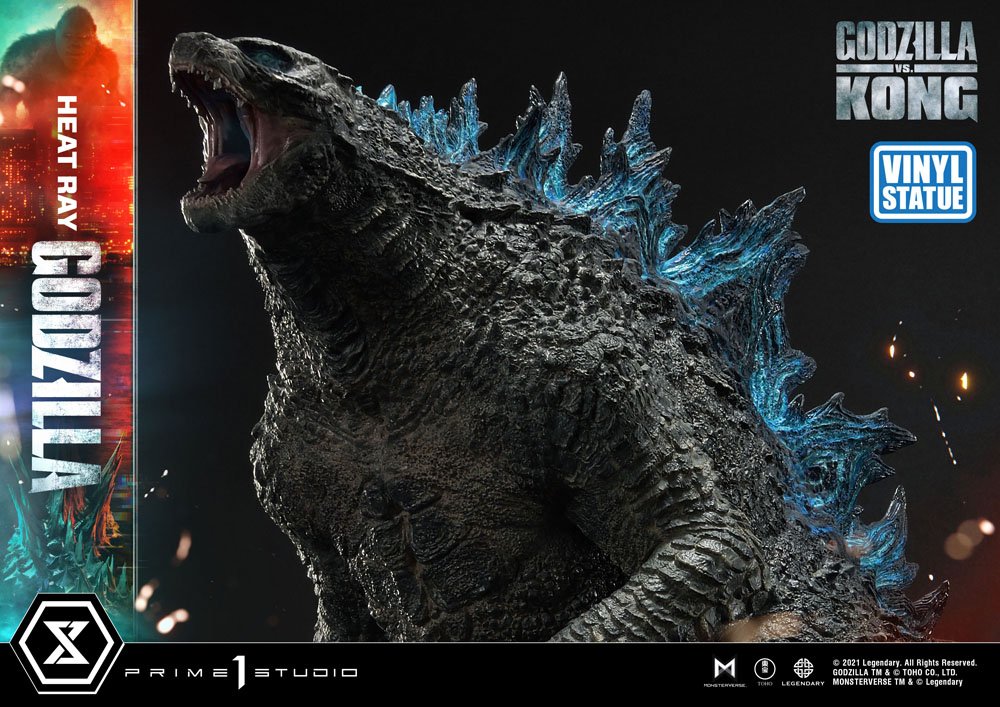 PRIME 1 STUDIOS - Godzilla vs. Kong Vinyl Statue Heat Ray Godzilla