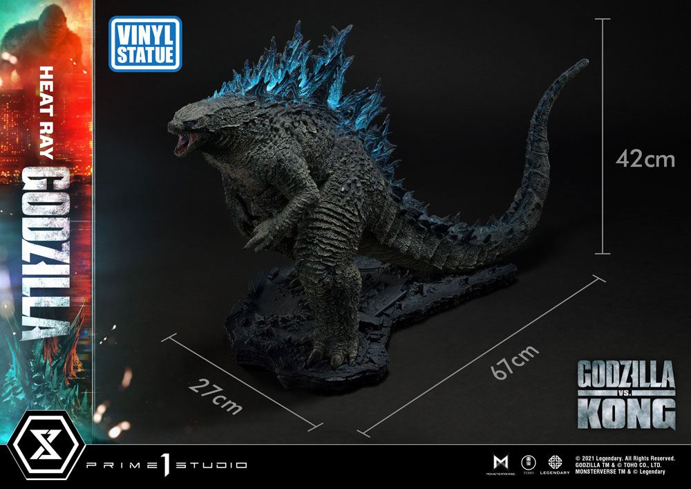 PRIME 1 STUDIOS - Godzilla vs. Kong Vinyl Statue Heat Ray Godzilla