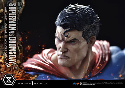 PRIME 1 STUDIOS - Dc Comics - Statue 1:3 Superman Vs. Doomsday by Jason Fabok DeLuxe Bonus Ver