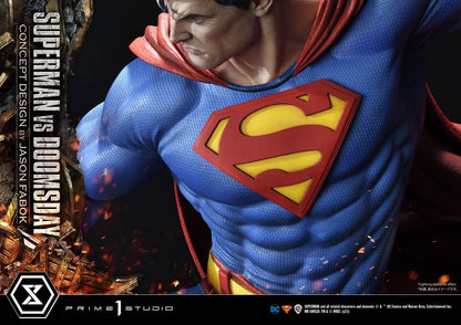 PRIME 1 STUDIOS - Dc Comics - Statue 1:3 Superman Vs. Doomsday by Jason Fabok DeLuxe Bonus Ver