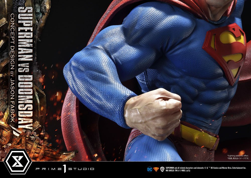 PRIME 1 STUDIOS - Dc Comics - Statue 1:3 Superman Vs. Doomsday by Jason Fabok DeLuxe Bonus Ver