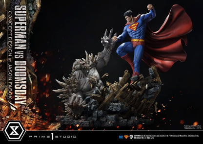 PRIME 1 STUDIOS - Dc Comics - Statue 1:3 Superman Vs. Doomsday by Jason Fabok DeLuxe Bonus Ver