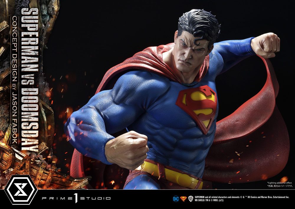 PRIME 1 STUDIOS - Dc Comics - Statue 1:3 Superman Vs. Doomsday by Jason Fabok DeLuxe Bonus Ver