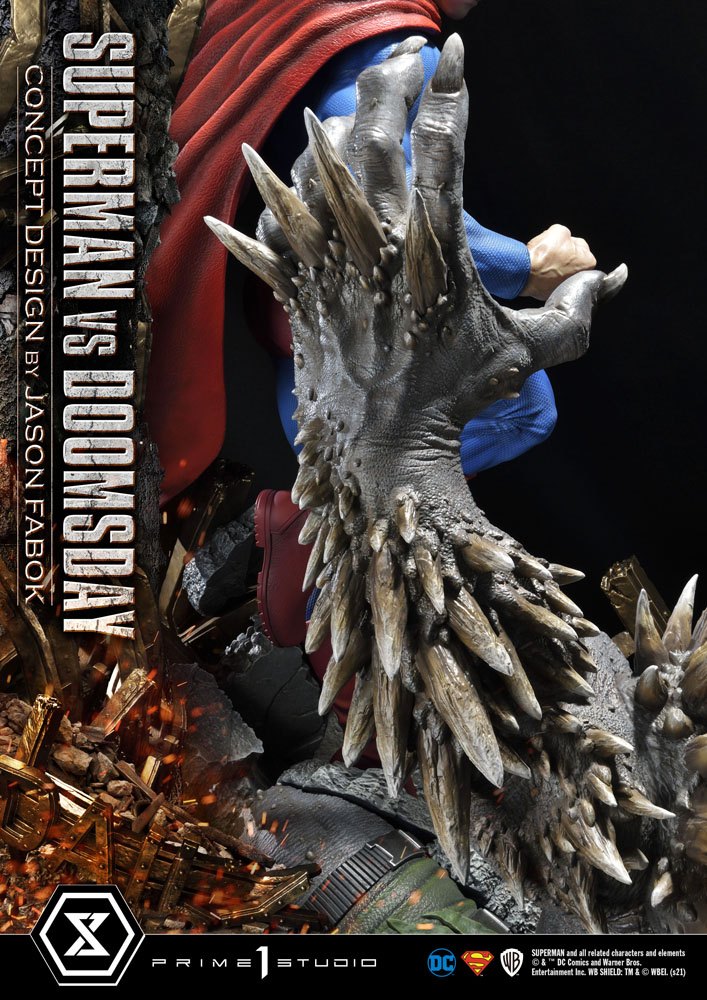 PRIME 1 STUDIOS - Dc Comics - Statue 1:3 Superman Vs. Doomsday by Jason Fabok DeLuxe Bonus Ver