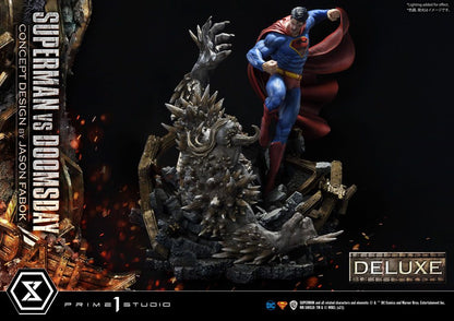 PRIME 1 STUDIOS - Dc Comics - Statue 1:3 Superman Vs. Doomsday by Jason Fabok DeLuxe Bonus Ver