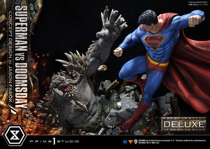 PRIME 1 STUDIOS - Dc Comics - Statue 1:3 Superman Vs. Doomsday by Jason Fabok DeLuxe Bonus Ver