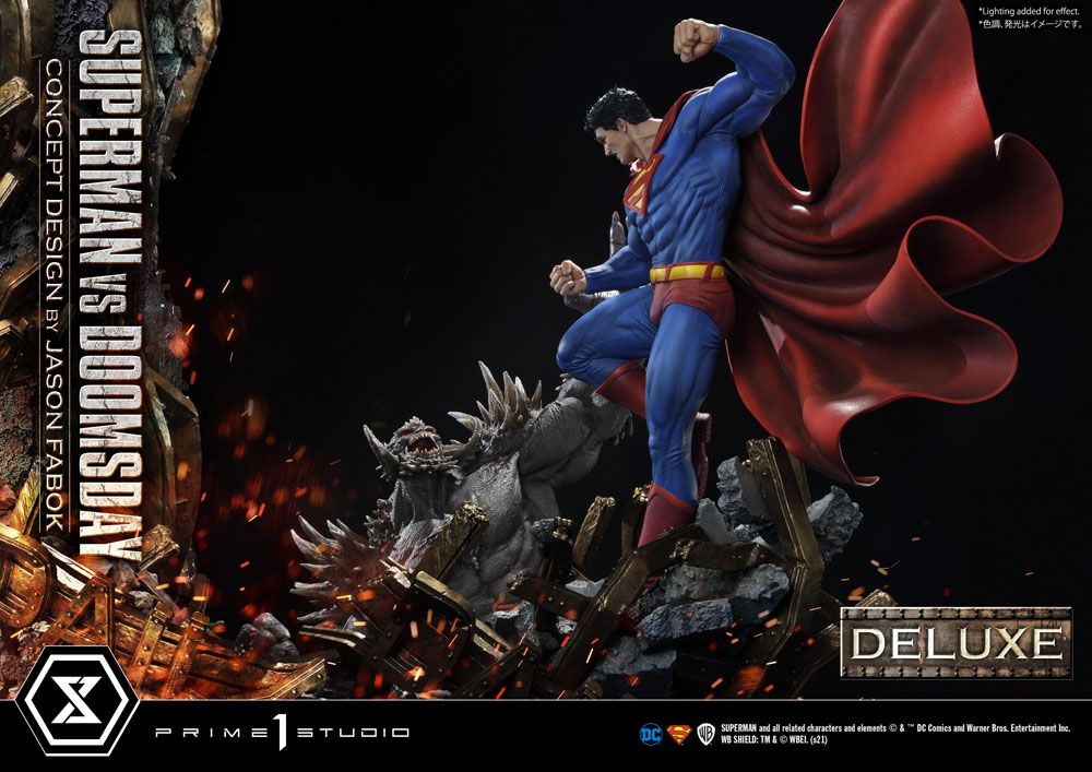 PRIME 1 STUDIOS - Dc Comics - Statue 1:3 Superman Vs. Doomsday by Jason Fabok DeLuxe Bonus Ver