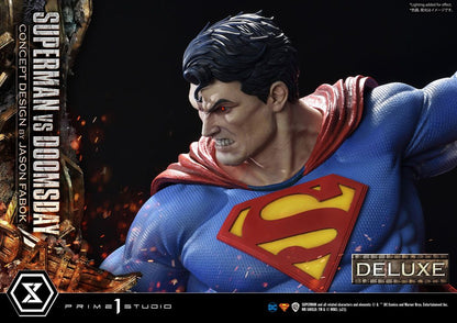 PRIME 1 STUDIOS - Dc Comics - Statue 1:3 Superman Vs. Doomsday by Jason Fabok DeLuxe Bonus Ver