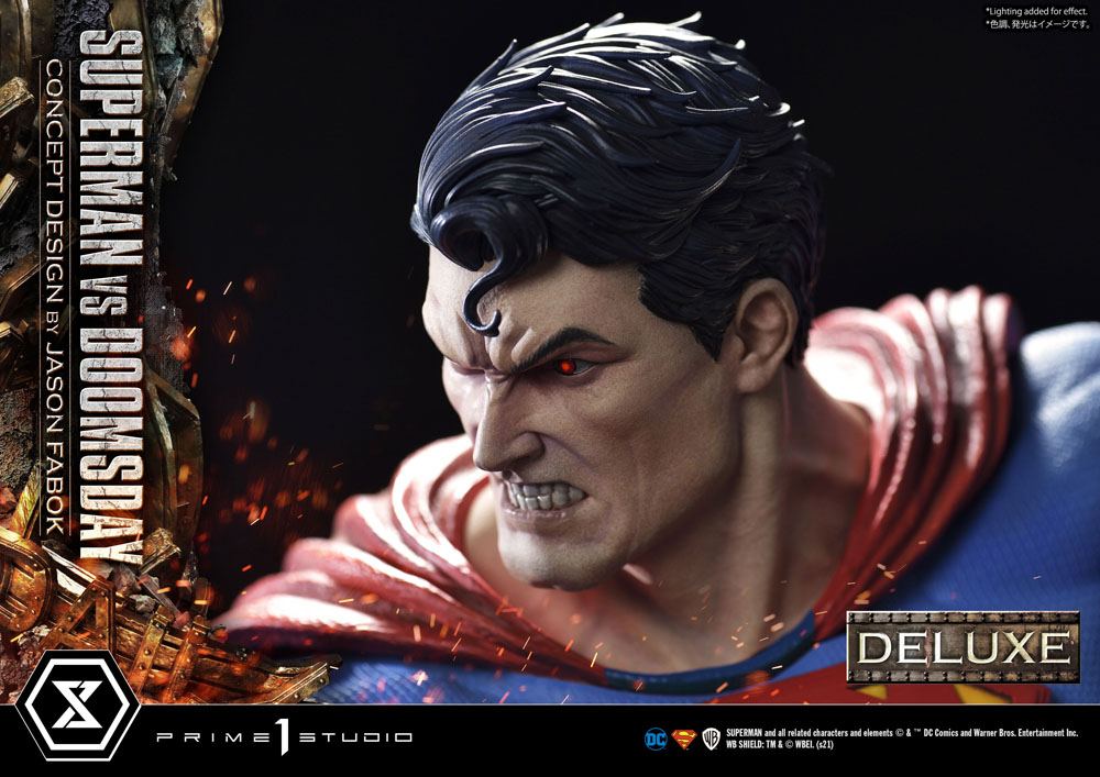 PRIME 1 STUDIOS - Dc Comics - Statue 1:3 Superman Vs. Doomsday by Jason Fabok DeLuxe Bonus Ver