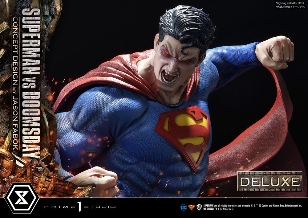 PRIME 1 STUDIOS - Dc Comics - Statue 1:3 Superman Vs. Doomsday by Jason Fabok DeLuxe Bonus Ver