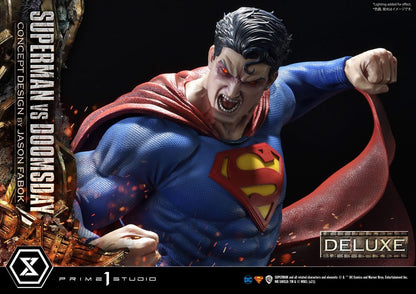 PRIME 1 STUDIOS - Dc Comics - Statue 1:3 Superman Vs. Doomsday by Jason Fabok DeLuxe Bonus Ver