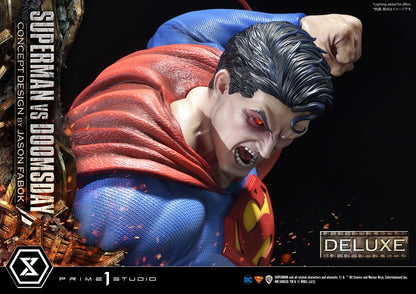 PRIME 1 STUDIOS - Dc Comics - Statue 1:3 Superman Vs. Doomsday by Jason Fabok DeLuxe Bonus Ver