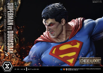 PRIME 1 STUDIOS - Dc Comics - Statue 1:3 Superman Vs. Doomsday by Jason Fabok DeLuxe Bonus Ver