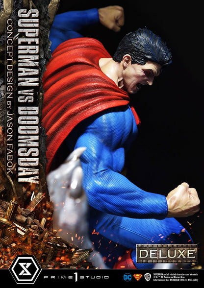 PRIME 1 STUDIOS - Dc Comics - Statue 1:3 Superman Vs. Doomsday by Jason Fabok DeLuxe Bonus Ver