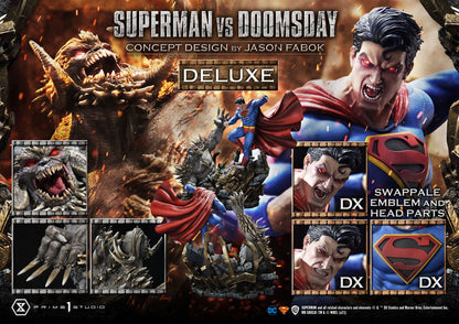 PRIME 1 STUDIOS - Dc Comics - Statue 1:3 Superman Vs. Doomsday by Jason Fabok DeLuxe Bonus Ver