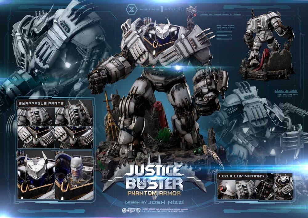 PRIME 1 - DC Comics Ultimate Museum Masterline Statue Justice Buster: Phantom Armor (Design By Josh Nizzi)
