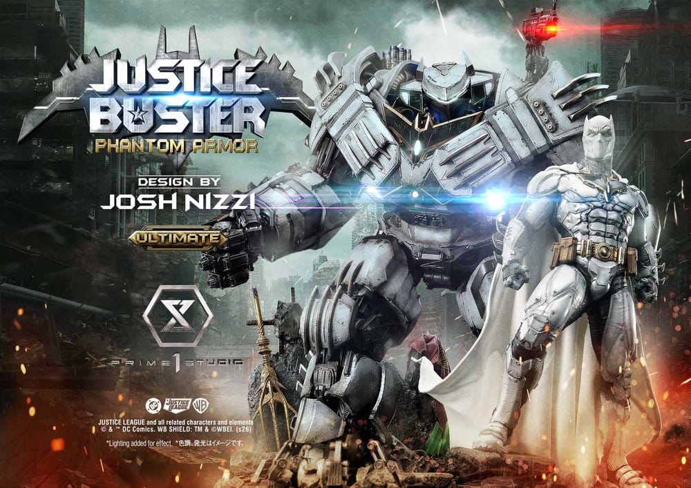 PRIME 1 - DC Comics Ultimate Museum Masterline Statue Justice Buster: Phantom Armor (Design By Josh Nizzi) Ultimate Bonus Version