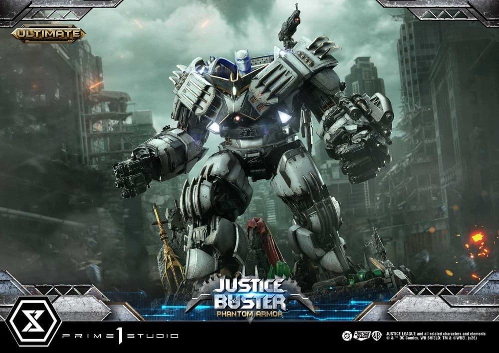 PRIME 1 - DC Comics Ultimate Museum Masterline Statue Justice Buster: Phantom Armor (Design By Josh Nizzi) Ultimate Bonus Version