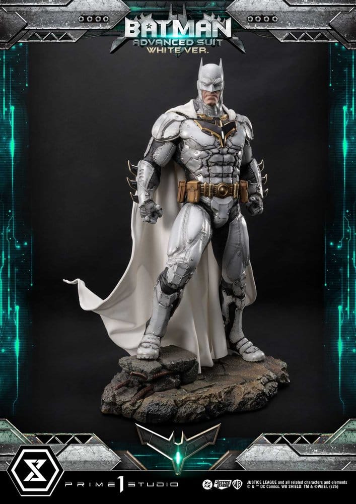 PRIME 1 - DC Comics Ultimate Museum Masterline Statue Batman Advanced Suit White Version (Design By Josh Nizzi)