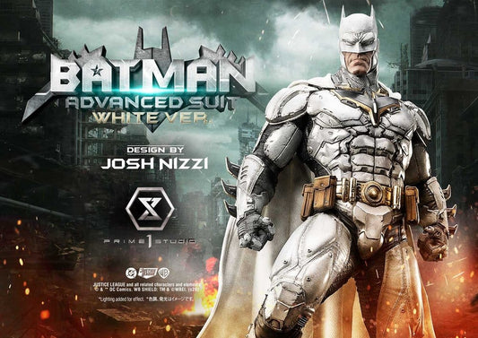 PRIME 1 - DC Comics Ultimate Museum Masterline Statue Batman Advanced Suit White Version (Design By Josh Nizzi)