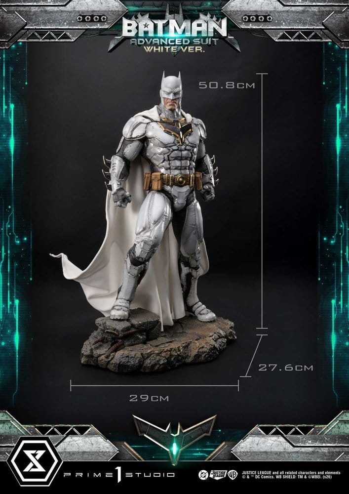 PRIME 1 - DC Comics Ultimate Museum Masterline Statue Batman Advanced Suit White Version (Design By Josh Nizzi)