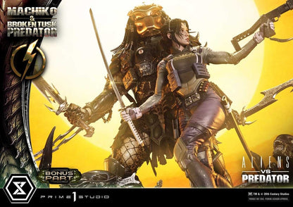 PRIME 1 - Aliens vs. Predator (Comic) Ultimate Premium Masterline Statue 1/4 Machiko & Broken Tusk Predator DX Bonus Version