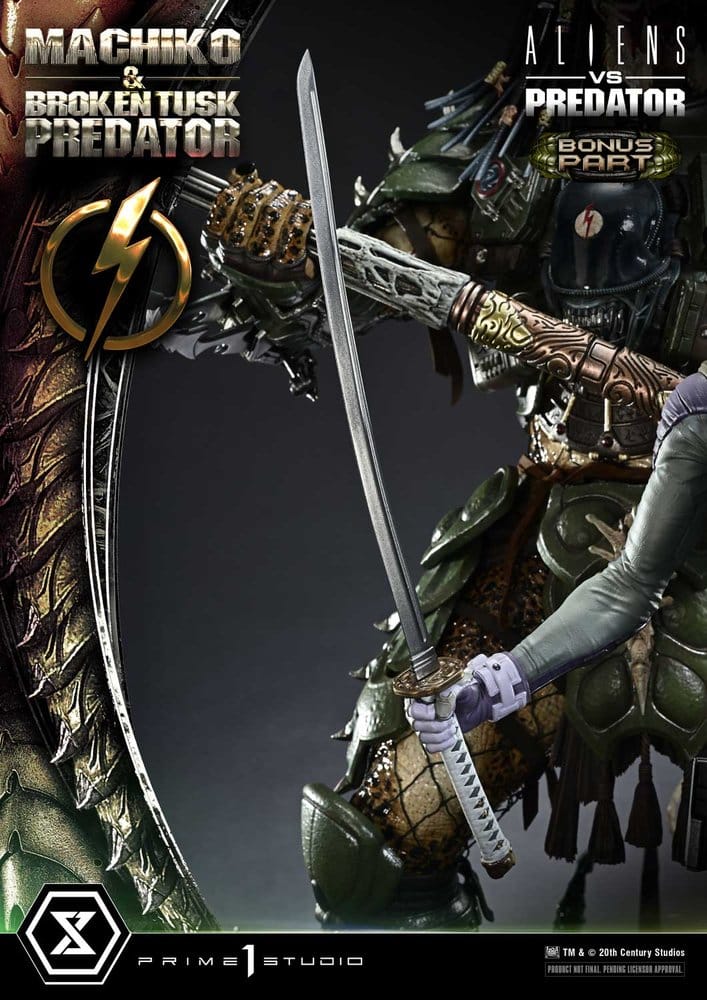 PRIME 1 - Aliens vs. Predator (Comic) Ultimate Premium Masterline Statue 1/4 Machiko & Broken Tusk Predator DX Bonus Version