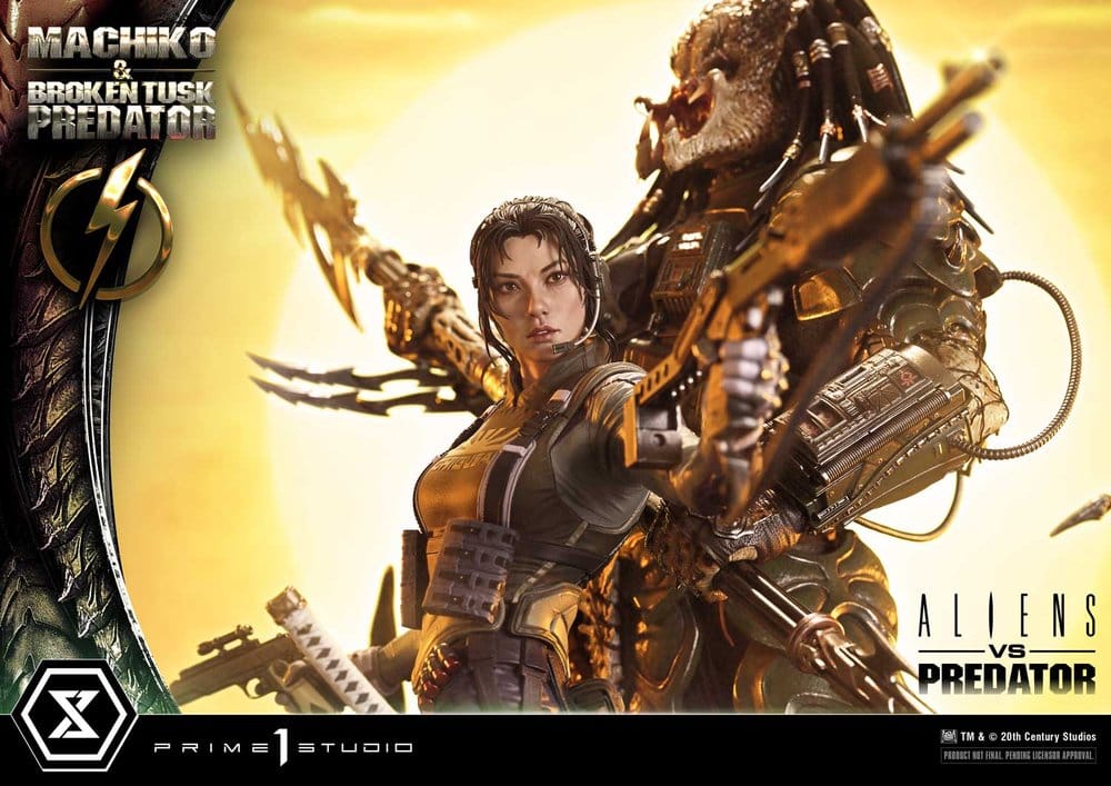 PRIME 1 - Aliens vs. Predator (Comic) Ultimate Premium Masterline Statue 1/4 Machiko & Broken Tusk Predator DX Bonus Version