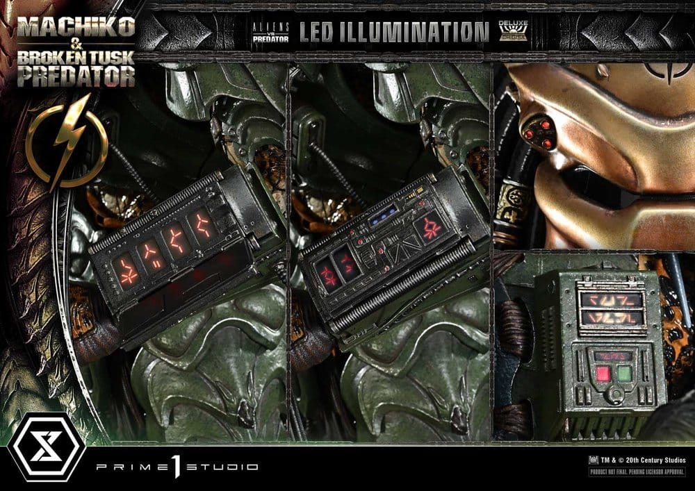 PRIME 1 - Aliens vs. Predator (Comic) Ultimate Premium Masterline Statue 1/4 Machiko & Broken Tusk Predator DX Bonus Version