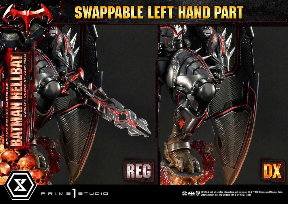 PRIME 1 STUDIOS - Dc Comics - Batman Ultimate Premium Masterline Series Statue Hellbat Concept Design by Josh Nizzi DeLuxe Bonus Ver