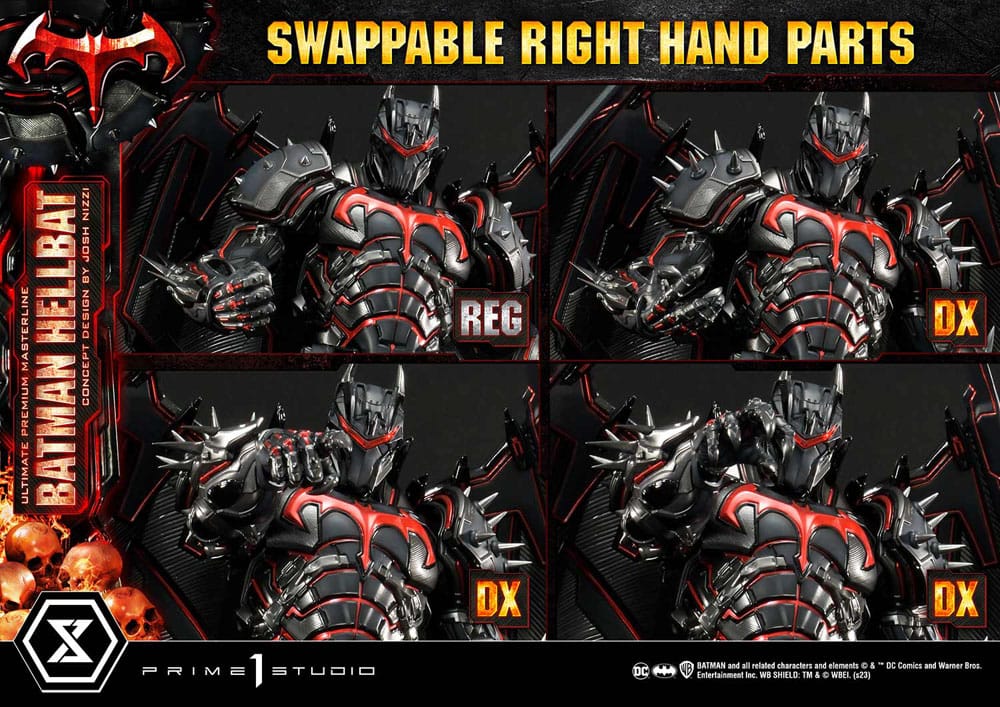PRIME 1 STUDIOS - Dc Comics - Batman Ultimate Premium Masterline Series Statue Hellbat Concept Design by Josh Nizzi DeLuxe Bonus Ver