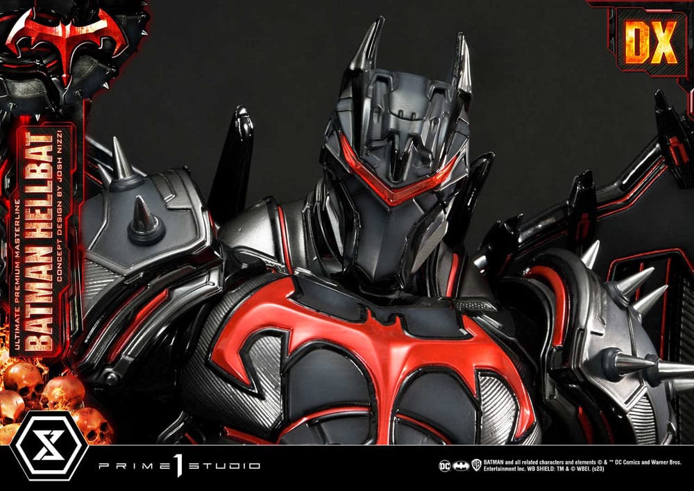 PRIME 1 STUDIOS - Dc Comics - Batman Ultimate Premium Masterline Series Statue Hellbat Concept Design by Josh Nizzi DeLuxe Bonus Ver