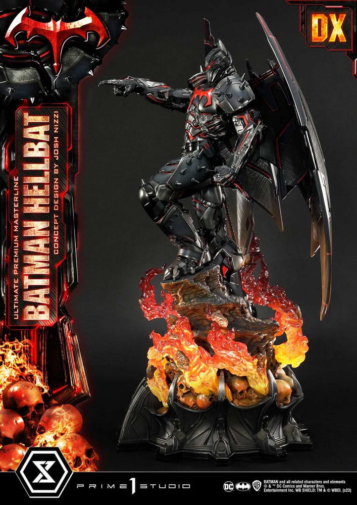 PRIME 1 STUDIOS - Dc Comics - Batman Ultimate Premium Masterline Series Statue Hellbat Concept Design by Josh Nizzi DeLuxe Bonus Ver