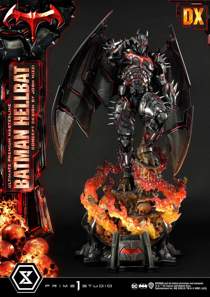 PRIME 1 STUDIOS - Dc Comics - Batman Ultimate Premium Masterline Series Statue Hellbat Concept Design by Josh Nizzi DeLuxe Bonus Ver