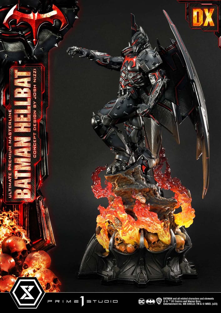 PRIME 1 STUDIOS - Dc Comics - Batman Ultimate Premium Masterline Series Statue Hellbat Concept Design by Josh Nizzi DeLuxe Bonus Ver
