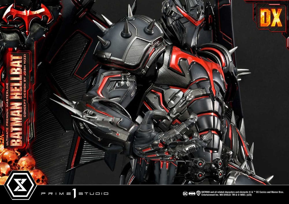 PRIME 1 STUDIOS - Dc Comics - Batman Ultimate Premium Masterline Series Statue Hellbat Concept Design by Josh Nizzi DeLuxe Bonus Ver
