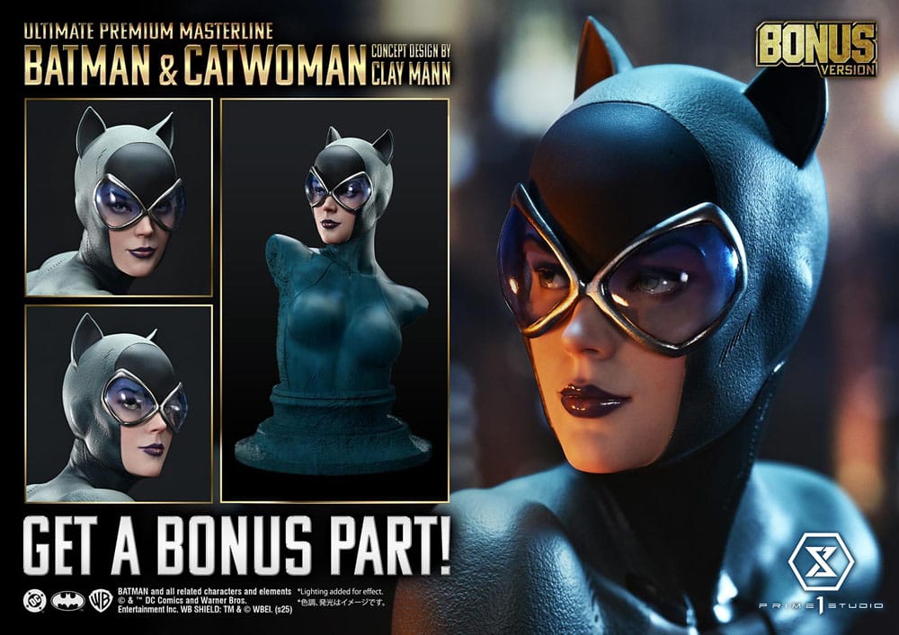 PRIME 1 - DC Comics Ultimate Premium Masterline Series Statue 1/4 Batman & Catwoman (Concept Design by Clay Mann) Bonus Version