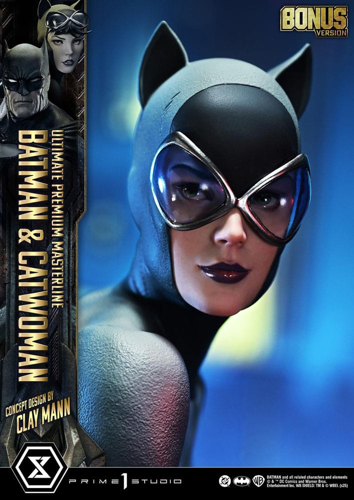 PRIME 1 - DC Comics Ultimate Premium Masterline Series Statue 1/4 Batman & Catwoman (Concept Design by Clay Mann) Bonus Version
